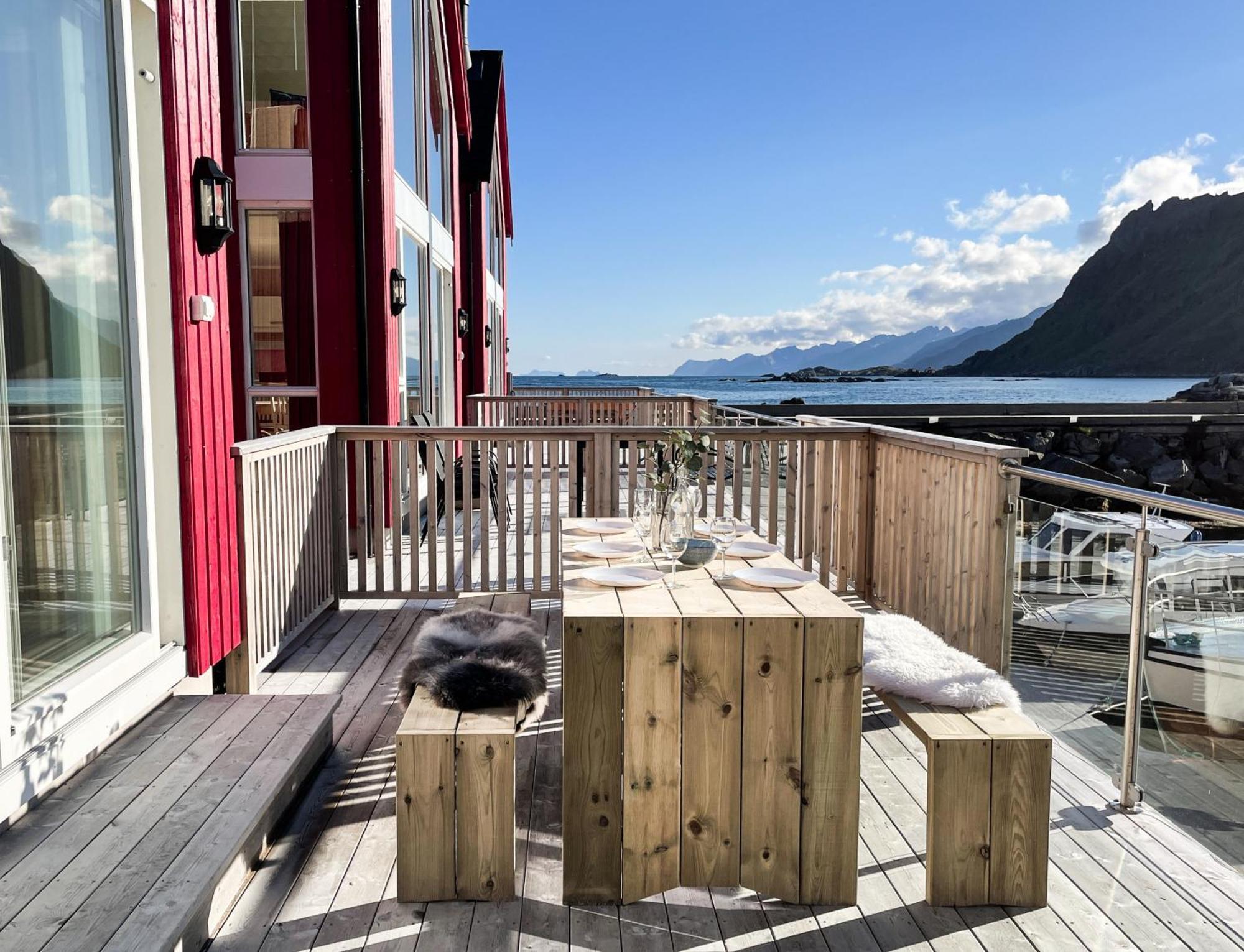 High Standard Lodge Ballstad Buitenkant foto